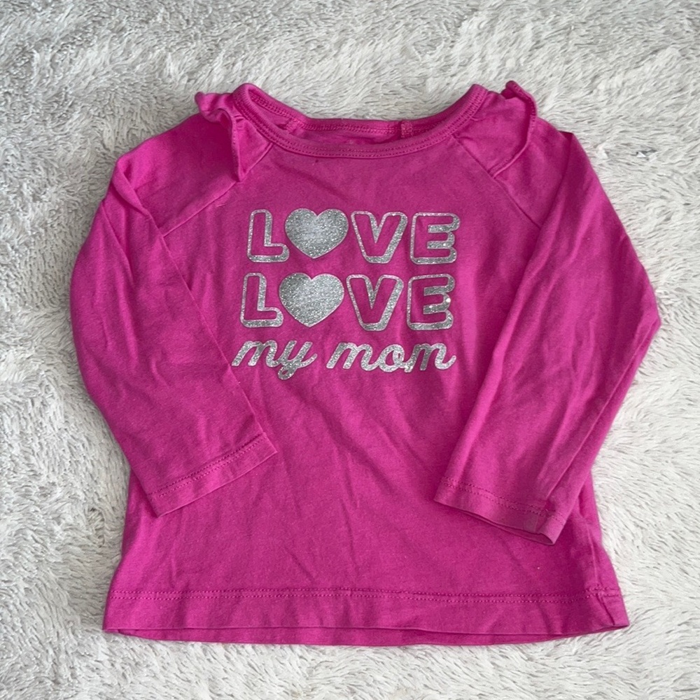 (3 for $10) carters love my mom top